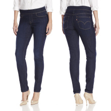 Heißer Verkauf Lady Günstige Basic Skinny Lange Jeans